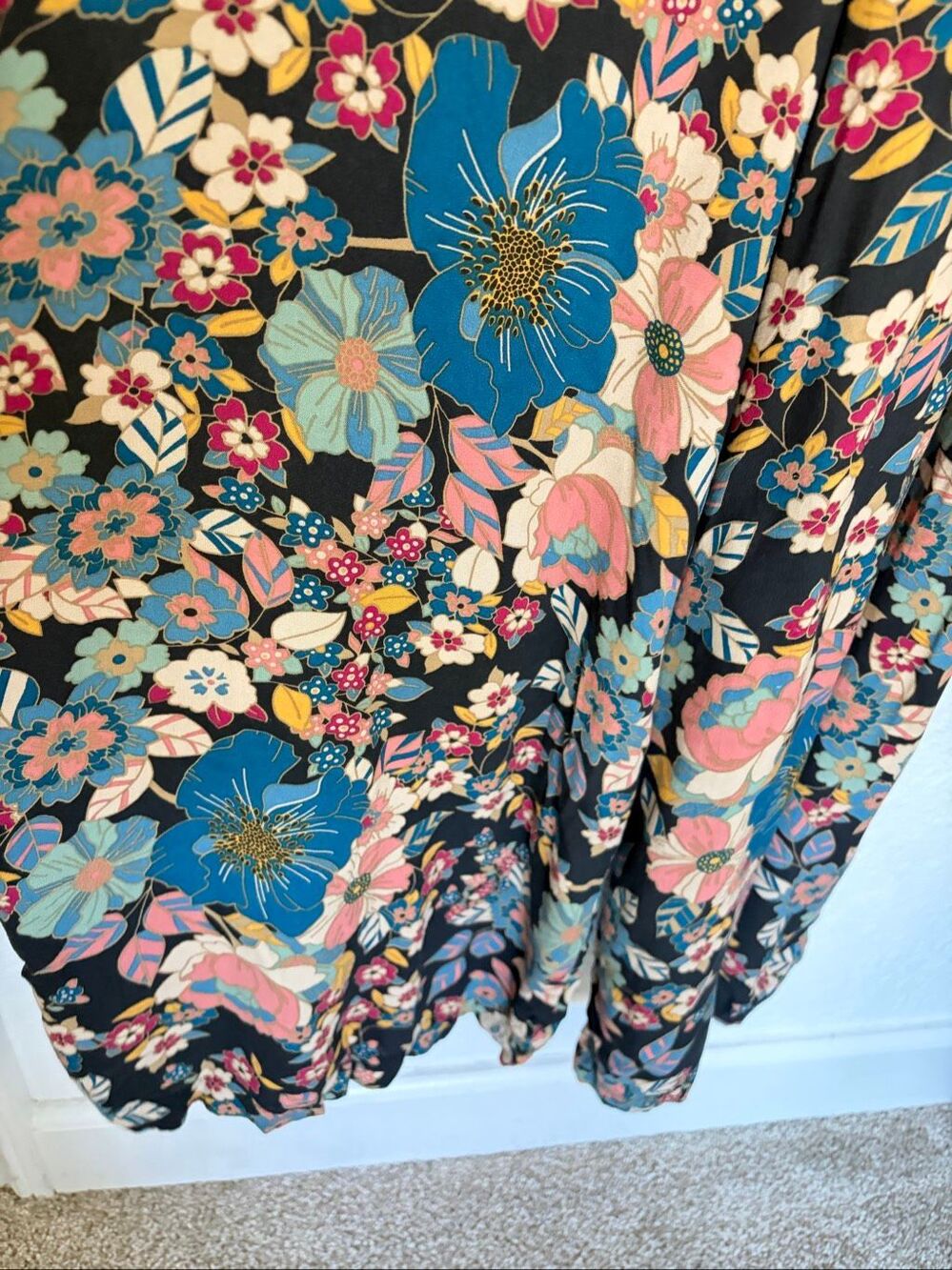 Natural Life Bailey Wide Leg Jumpsuit in Pink Petunia Size S - Picture 8 of 12